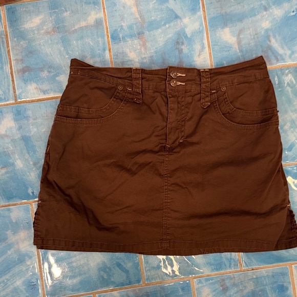 Gloria Vanderbilt Brown Skort - Picture 1 of 6